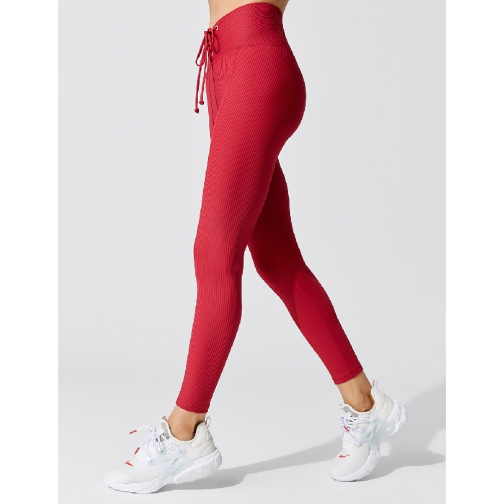 YEAR OF OURS Ribbed Football Legging Red Size Large